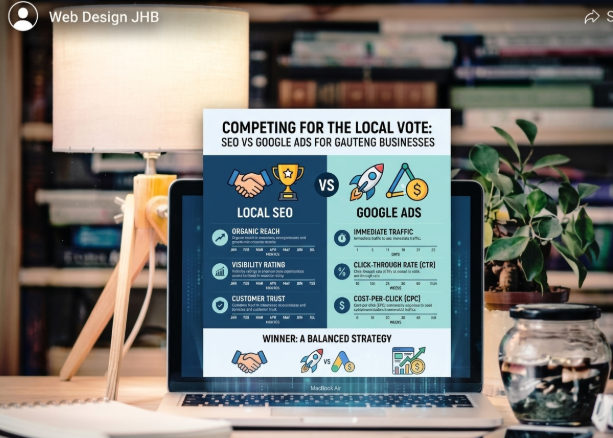 SEO or Google Ads for local businesses South Africa