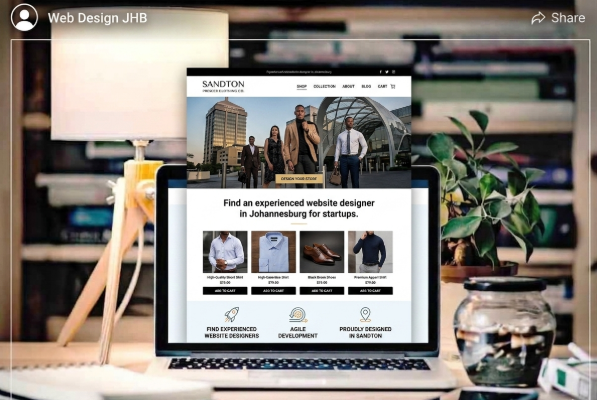 Professional E‑Commerce Website Designed in Sandton